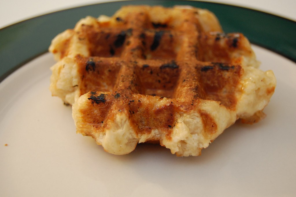 A caramelized Liège waffle